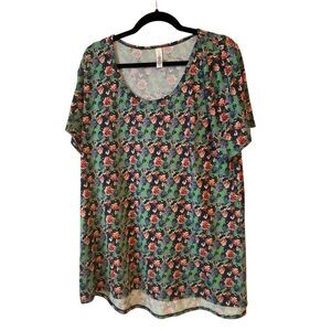 LuLaRoe Floral SS Top 2X